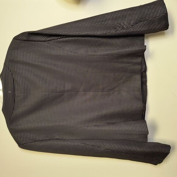 LeSuit Black & Metallic Textured Blazer - Picture 3 of 5